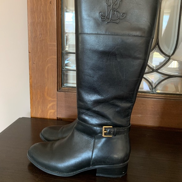 Ralph Lauren boots. Leather. - Picture 2 of 2